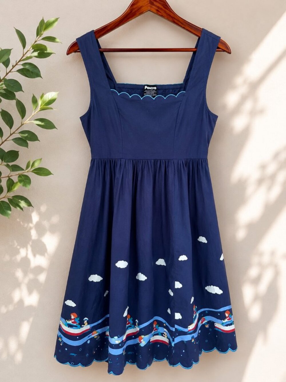 Her Universe Studio Ghibli Ponyo Ocean Boat Dress M Kawaii Anime Fairycore Fest